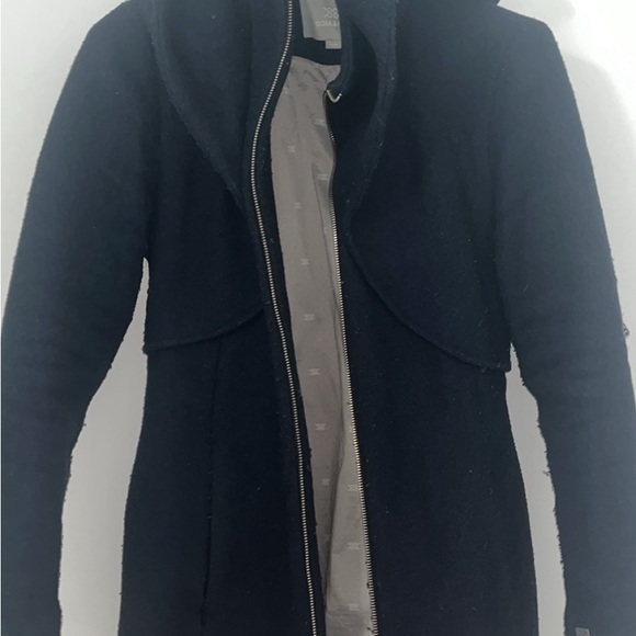 Soai & Kyo Mid-Length Warm City Coat (Wool Blend) - Picture 2 of 5